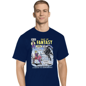 Shirts T-Shirts, Tall / Large / Navy Tales Of Fantasy 7