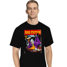 Load image into Gallery viewer, Secret_Shirts T-Shirts, Tall / Large / Black Joker Fiction
