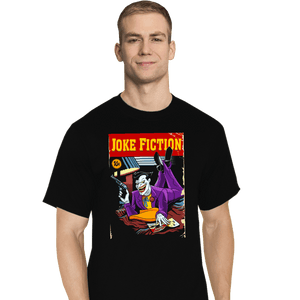Secret_Shirts T-Shirts, Tall / Large / Black Joker Fiction