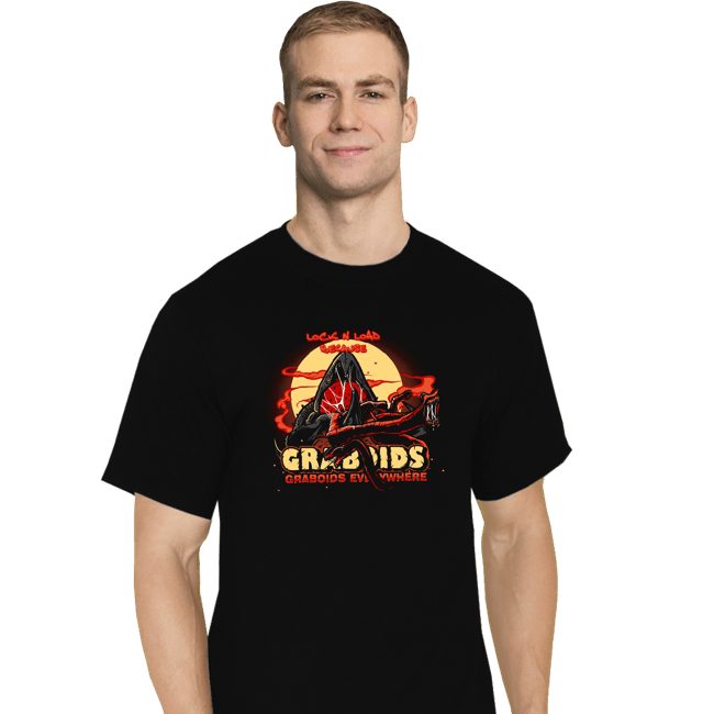 Secret_Shirts T-Shirts, Tall / Large / Black Graboids Everywhere
