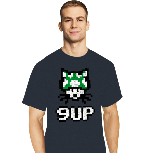 Shirts T-Shirts, Tall / Large / Dark Heather 9-UP