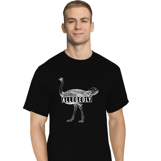 Secret_Shirts T-Shirts, Tall / Large / Black Ostrich