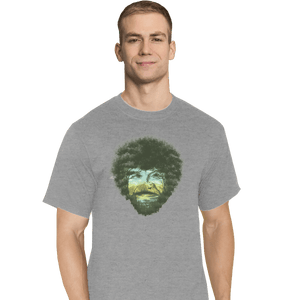 Shirts T-Shirts, Tall / Large / Sports Grey Bob Ross