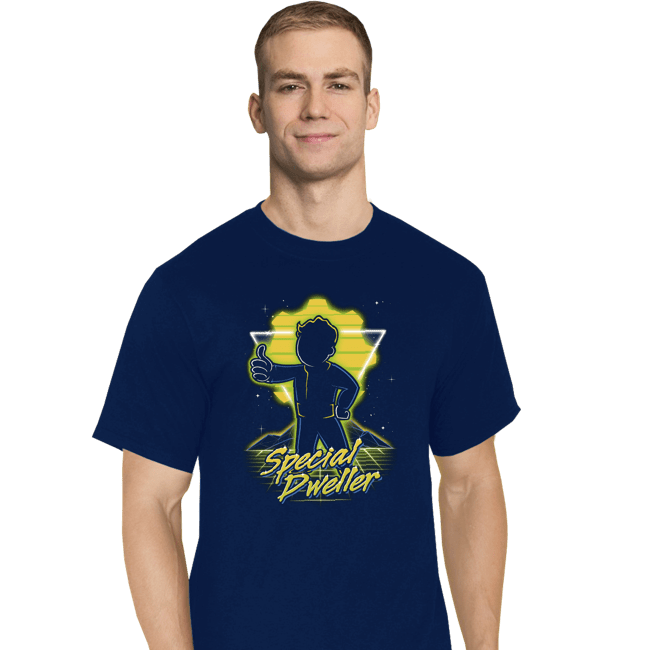 Shirts T-Shirts, Tall / Large / Navy Retro Special Dweller