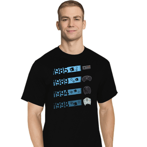 Shirts T-Shirts, Tall / Large / Black 1985 Controllers