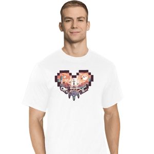 Shirts T-Shirts, Tall / Large / White Zelda Heart