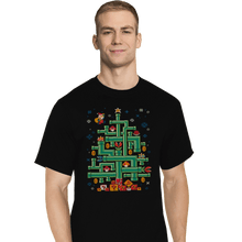 Load image into Gallery viewer, Secret_Shirts T-Shirts, Tall / Large / Black It&#39;s A Tree, Mario!
