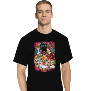 Shirts T-Shirts, Tall / Large / Black Eternia Warrior