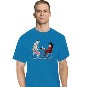 Shirts T-Shirts, Tall / Large / Royal Blue Peach And Pauline