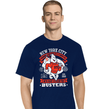Load image into Gallery viewer, Daily_Deal_Shirts T-Shirts, Tall / Large / Navy NYC Busters
