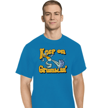 Load image into Gallery viewer, Daily_Deal_Shirts T-Shirts, Tall / Large / Royal Blue Keep On Grumblin&#39;
