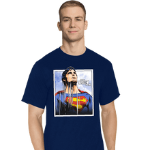 Load image into Gallery viewer, Shirts T-Shirts, Tall / Large / Navy Look Up
