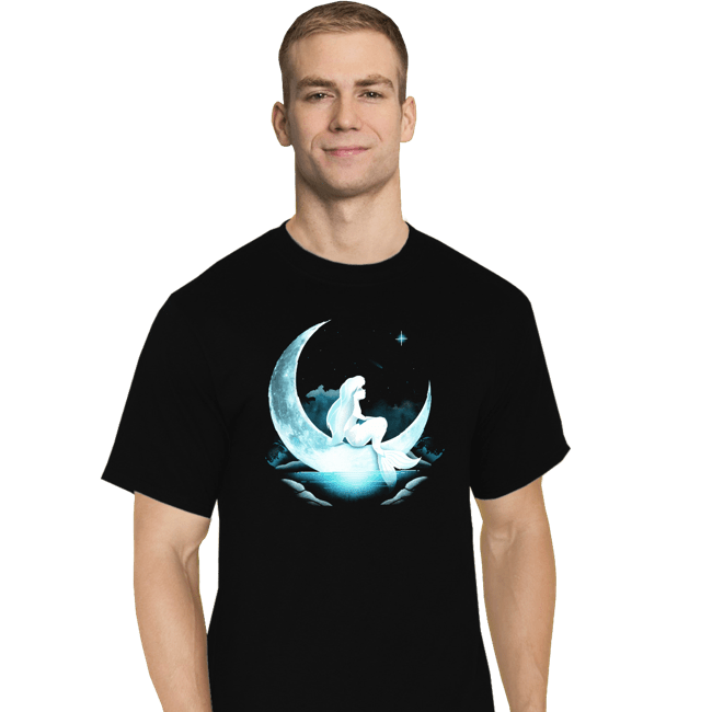 Daily_Deal_Shirts T-Shirts, Tall / Large / Black Mermaid Dream