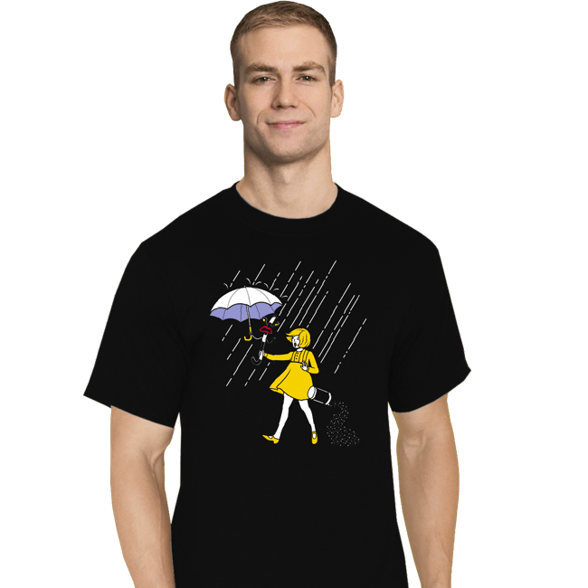 Daily_Deal_Shirts T-Shirts, Tall / Large / Black Salt Scared Girl!