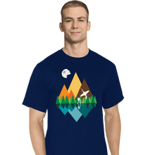 Load image into Gallery viewer, Secret_Shirts T-Shirts, Tall / Large / Navy The Forest View
