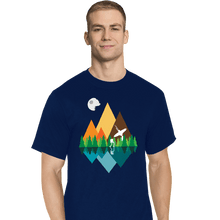 Load image into Gallery viewer, Secret_Shirts T-Shirts, Tall / Large / Navy The Forest View
