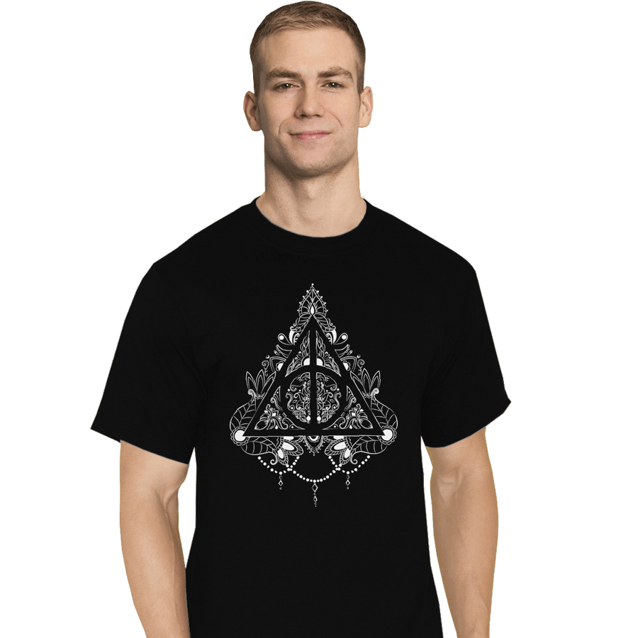 Shirts T-Shirts, Tall / Large / Black Hallows Tattoo