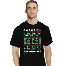 Load image into Gallery viewer, Shirts T-Shirts, Tall / Large / Black Games Of Christmas Past
