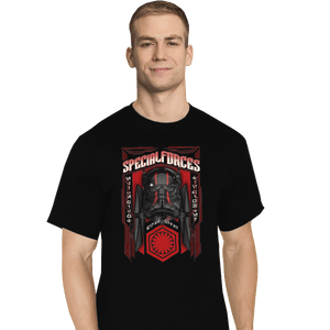 Shirts T-Shirts, Tall / Large / Black Special Forces