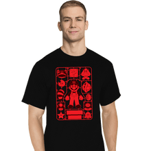 Load image into Gallery viewer, Daily_Deal_Shirts T-Shirts, Tall / Large / Black Mario Model Sprue
