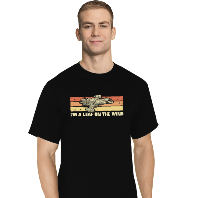 Daily_Deal_Shirts T-Shirts, Tall / Large / Black Vintage Leaf