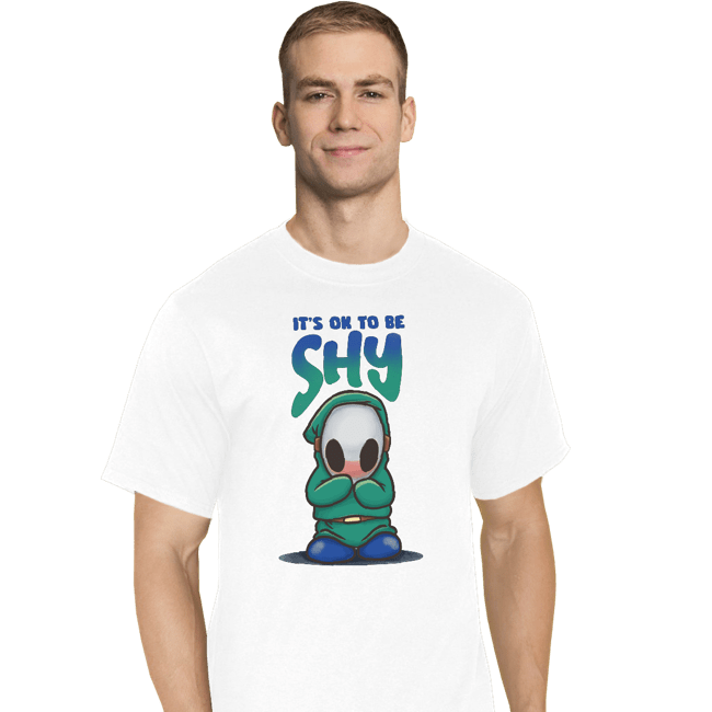 Shirts T-Shirts, Tall / Large / White Shy!