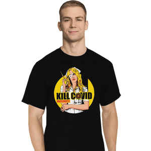 Shirts T-Shirts, Tall / Large / Black Kill Covid