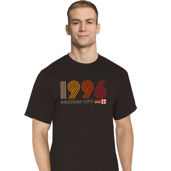 Daily_Deal_Shirts T-Shirts, Tall / Large / Black Raccoon City 1996