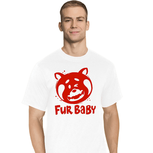 Daily_Deal_Shirts T-Shirts, Tall / Large / White Fur Baby