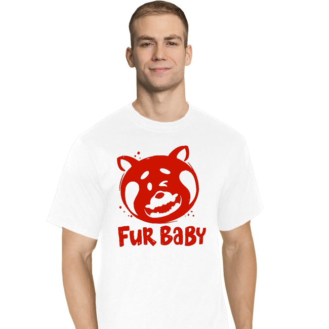 Daily_Deal_Shirts T-Shirts, Tall / Large / White Fur Baby