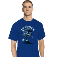 Load image into Gallery viewer, Daily_Deal_Shirts T-Shirts, Tall / Large / Royal Blue Eddie VS The Upside Down

