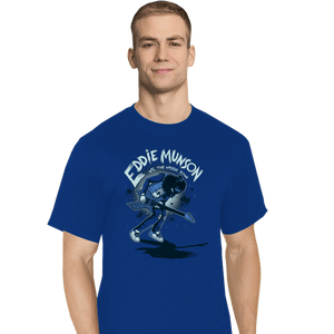 Daily_Deal_Shirts T-Shirts, Tall / Large / Royal Blue Eddie VS The Upside Down