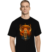 Load image into Gallery viewer, Daily_Deal_Shirts T-Shirts, Tall / Large / Black Art Deco Dark Fortress

