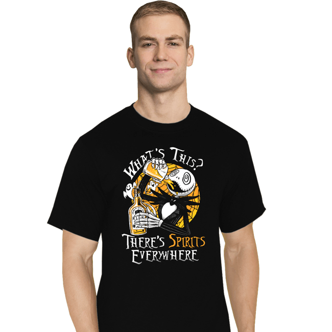 Daily_Deal_Shirts T-Shirts, Tall / Large / Black Spirits Everywhere