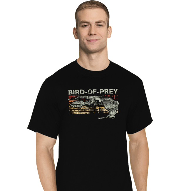 Shirts T-Shirts, Tall / Large / Black Retro Bird Of Prey
