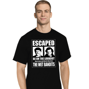 Secret_Shirts T-Shirts, Tall / Large / Black The Wet Bandits Have Escaped
