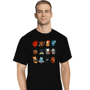 Shirts T-Shirts, Tall / Large / Black Cat Role Play