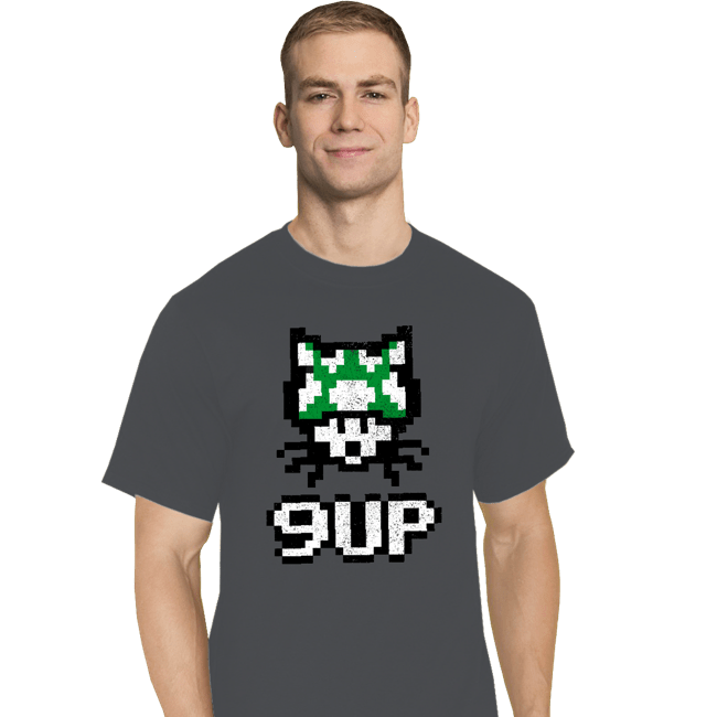 Shirts T-Shirts, Tall / Large / Charcoal 9UP