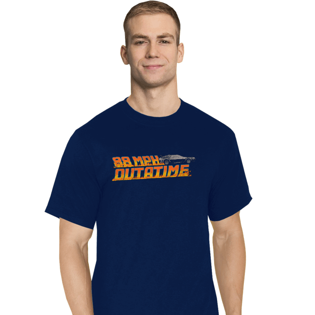 Daily_Deal_Shirts T-Shirts, Tall / Large / Navy Vintage Outatime