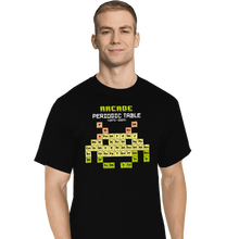 Load image into Gallery viewer, Daily_Deal_Shirts T-Shirts, Tall / Large / Black Arcade Periodic Table
