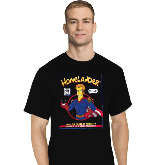 Secret_Shirts T-Shirts, Tall / Large / Black homelander milk