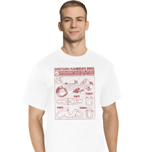 Load image into Gallery viewer, Secret_Shirts T-Shirts, Tall / Large / White Shotaro Kaneda Bike
