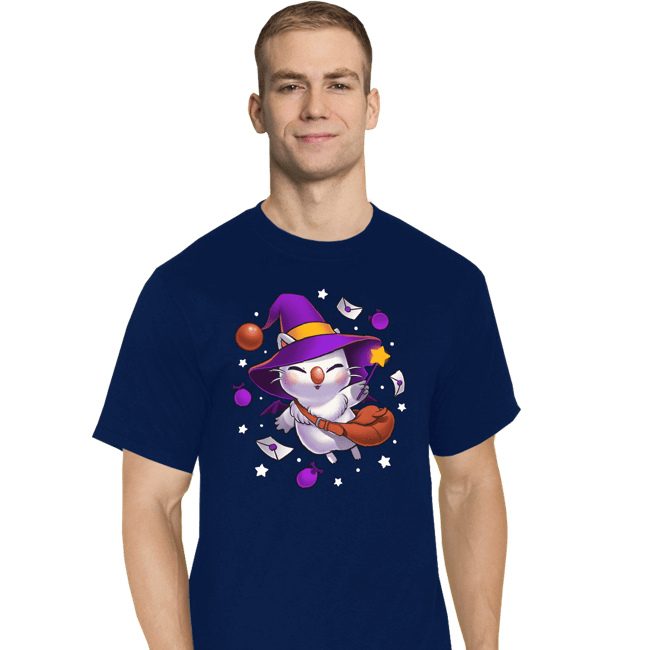 Shirts T-Shirts, Tall / Large / Navy Moogle Witch