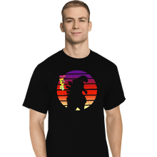 Load image into Gallery viewer, Shirts T-Shirts, Tall / Large / Black Sunset Kaiju
