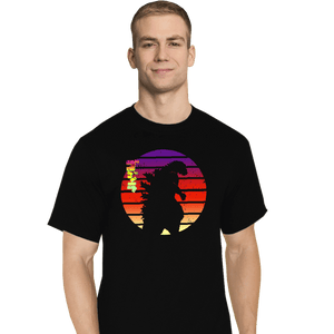 Shirts T-Shirts, Tall / Large / Black Sunset Kaiju