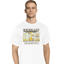 Load image into Gallery viewer, Shirts T-Shirts, Tall / Large / White Festivus
