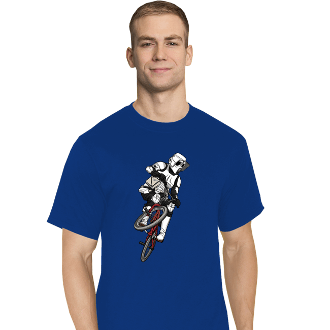 Daily_Deal_Shirts T-Shirts, Tall / Large / Royal Blue BMX Biker Scout