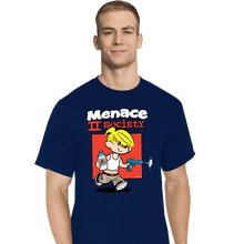 Load image into Gallery viewer, Secret_Shirts T-Shirts, Tall / Large / Navy Menace 2 Society
