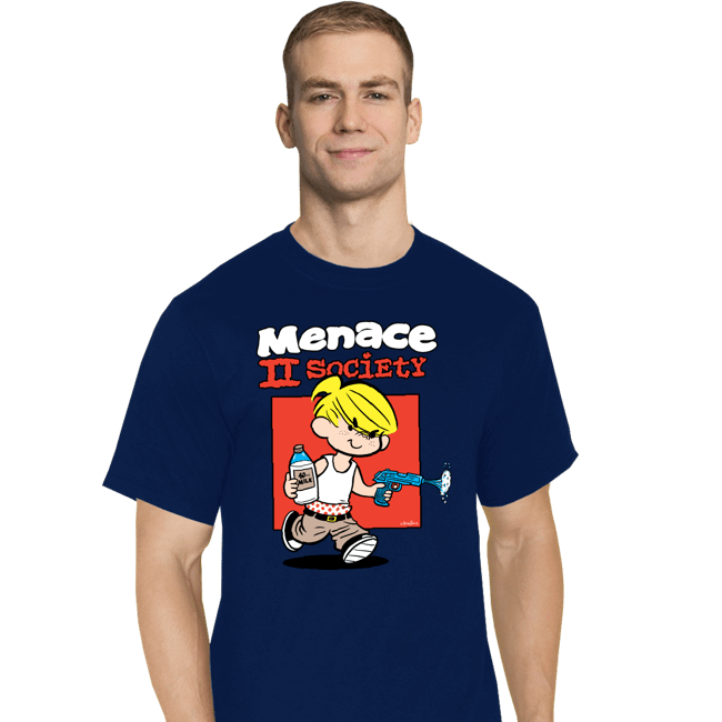 Secret_Shirts T-Shirts, Tall / Large / Navy Menace 2 Society