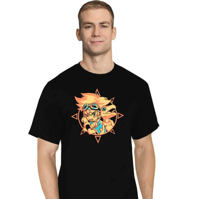 Daily_Deal_Shirts T-Shirts, Tall / Large / Black Digi Courage